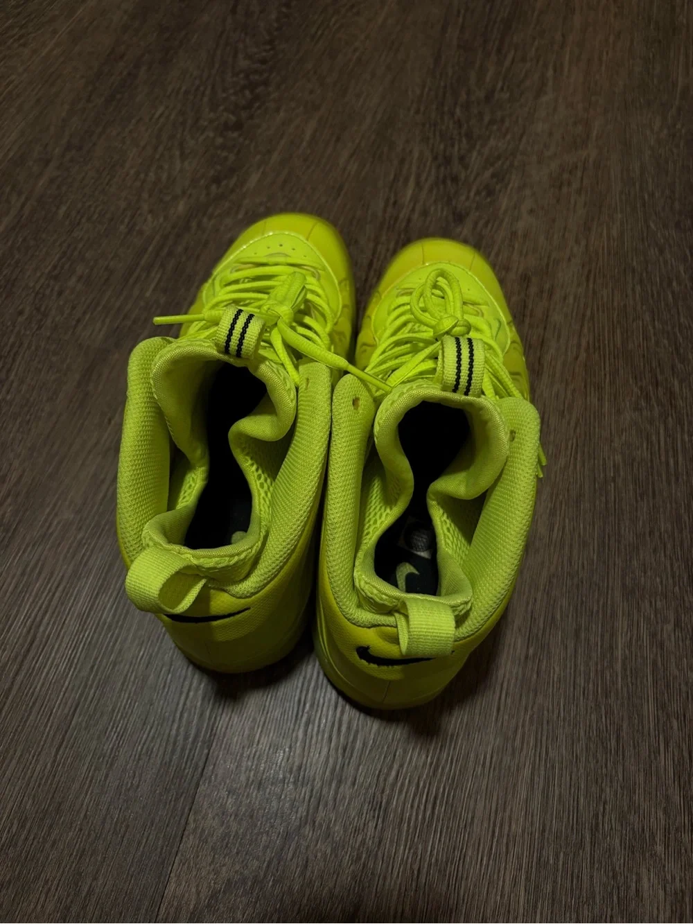 Jordan Men's Neon Yellow High-Top Sneakers